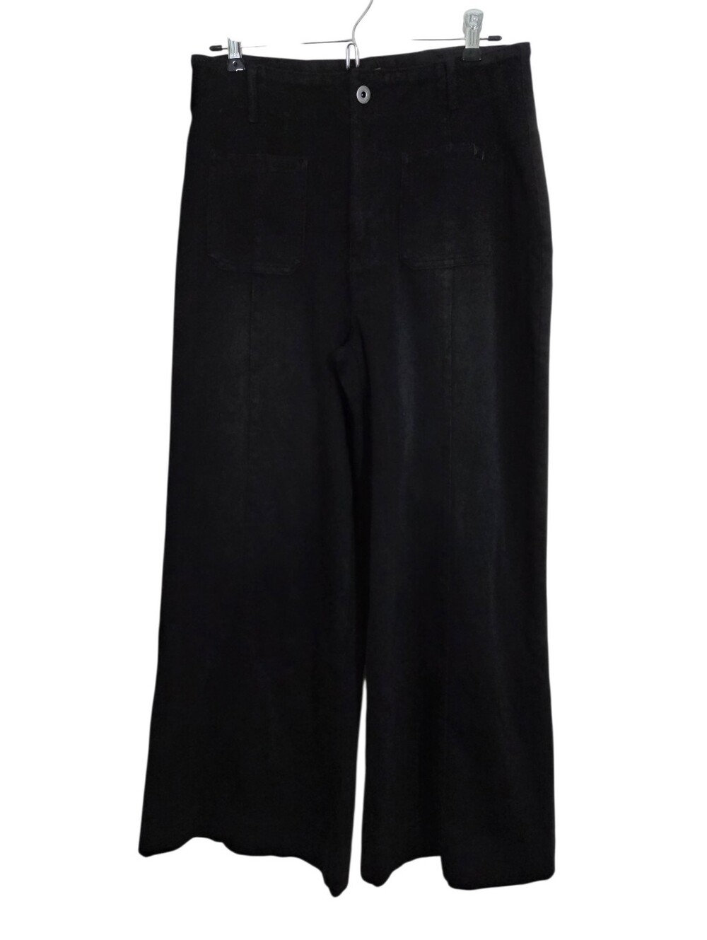NWT Halara Flex High Waisted Washed Casual Wide Leg Jeans Black Size Medium - Picture 2 of 8
